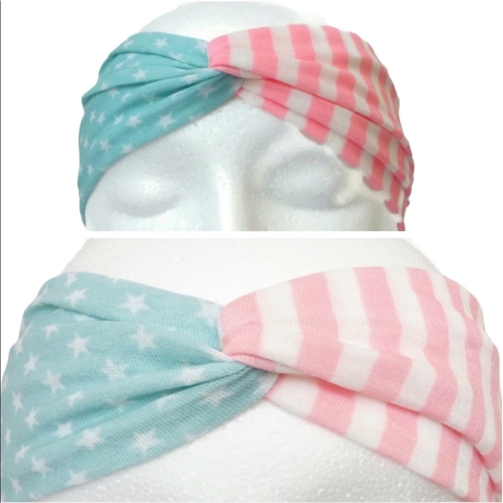 Pastel American Flag Headband